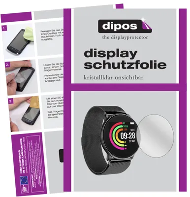 Produktbild von 2x Schutzfolie für Umidigi Uwatch klar Displayschutzfolie Folie Display Schutz
