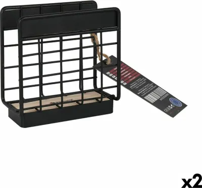 Obrázok produktu pre Krúžok na obrúsky percutti (2 kusy) čierny