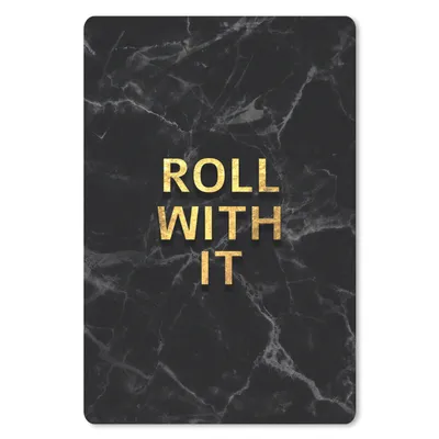 Produktbild von MuchoWow® Mauspad Mousepad Zitate - Sprichwörter - Gold - Marmor 40x60 cm - Mousepads - Maus Mat - Pad - Mausunterlage - Schreibtisch Accesoire