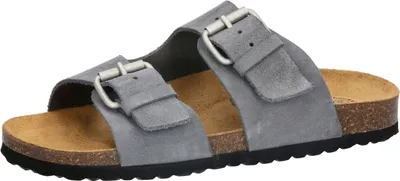 Produktbild von Damen Leder Pantolette Bioline Juana mit ergonomischem Fußbett und verstellbaren Schnallen Größe 37