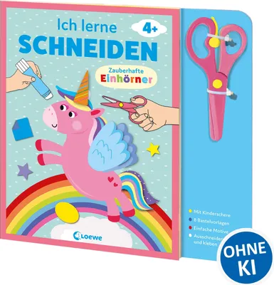 Produktbild von Ich lerne schneiden - Zauberhafte Einhörner