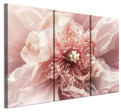 Image de LUMASOUL Tableau sur toile, Motif floral, tableaux muraux Cadre en bois, Tableau Mural pour Salon & Chambre, 90x60 cm Éclectique