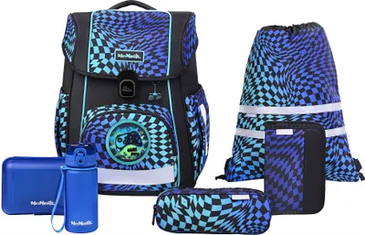 Image de McNeill sac d'école Bravo Schoolbag Set 9 pièces Gamer noir