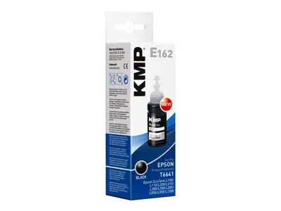 Produktbild von KMP Tinte EcoTank T6641 black 4000 S. E162 kompatibel