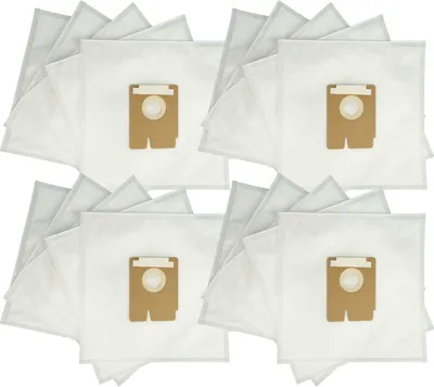 Produktbild von vhbw 20x Staubbeutel kompatibel mit Hoover TFV2004 011, TFV2011 011, TFV2014B 011, TFV 2015 001, TFV 2015 011 Staubsauger - 27,7cm x 27cm Weiß