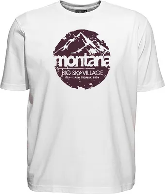Produktbild von Übergrößen T-Shirt Sky Village Weinrot AHORN SPORTSWEAR Weiß 5XL
