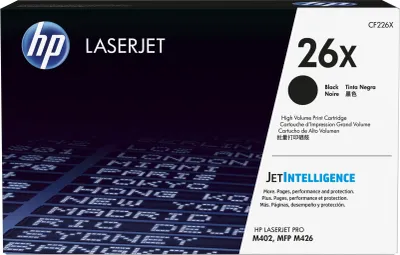 Produktbild von HP 26X - 2er-Pack - Hohe Ergiebigkeit - Schwarz - Original - LaserJet - Tonerpatrone (CF226XD)