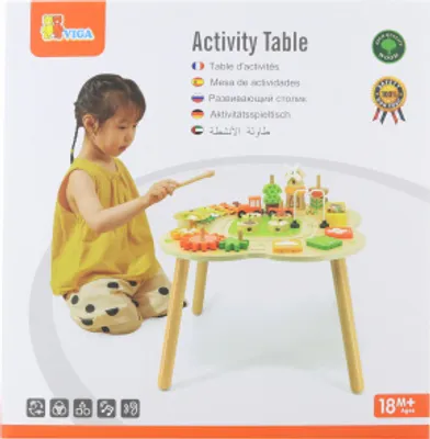 Obrázek produktu pro VIGA PolarB Stůl Stoleček Vzdělávací Aktivity Pyramida Xylofon Senzorika Montessori