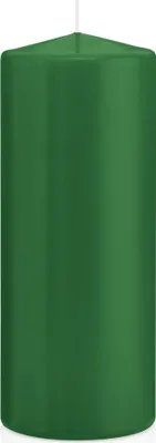 Produktbild von Stumpenkerzen in RAL-Qualität Dunkelgrün Ø 78 x 200 mm, 8 Stück