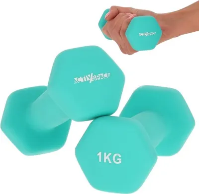 Immagine prodotto di Manubri 2x1kg per esercizi - Pesi in neoprene