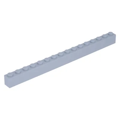 Produktbild von Lego® 250 Stück 2465 Stein Brick 1x16 Part Basic Steine 250 Helles Bläuliches Grau