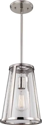 Produktbild von Elstead Harrow Hängeleuchte E27 31cm Poliertes Nickel