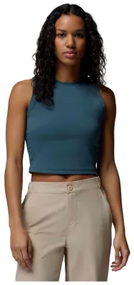 Image de Top Columbia Camiseta Columbia Loneridge sin mangas azul índigo mujer pour Femme