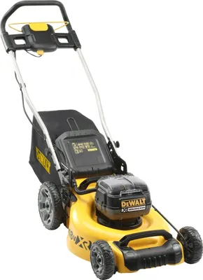 Produktbild von DeWALT Akku-Rasenmäher DCMW564N-XJ 2x18 Volt - bürstenlos, 48 cm Schnittbreite, Mähen und Mulchen, inkl. 55l Grasfangkorb