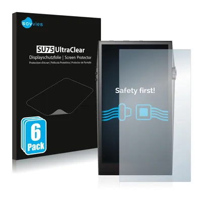 Produktbild von 6x Für Astell&Kern SP3000 Schutzfolie Savvies Displayschutz Display Schutz Folie Klar Transparent