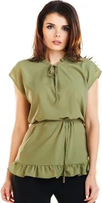 Zdjęcie produktu dla Awama Bluzka damska Nidamor A269 khaki S