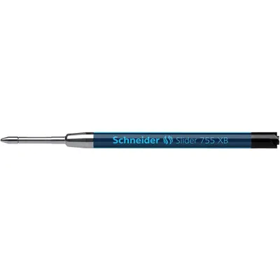 Zdjęcie produktu dla Schneider 175501 Pióro kulkowe z wkładem o dużej pojemności Slider 755 - XB, czarny (nieścieralny)