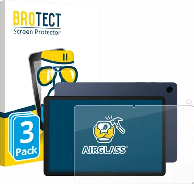 Produktbild von 3x BROTECT Schutzglas für Samsung Galaxy Tab A9 Plus (Display+Kamera) Schutzfolie Panzer Folie Glas Display Schutz klar