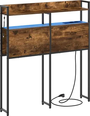 Produktbild von vidaXL Aufbewahrungskopfteil Räuchereiche Holzwerkstoff