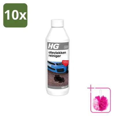 Produktbild von 10 x HG Olevlekkenreiniger – Entfernt Öl, Fett & Schmiere – 500 ml - Sparpackung - 10 Stücke