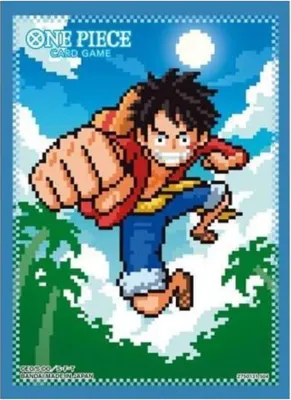 Zdjęcie produktu dla Gra karciana One Piece - Oficjalny rękaw 8 Monkey.D.Luffy