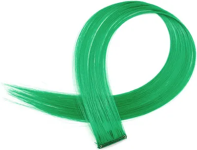 Produktbild von INF 10Pcs Clip in Haarverlängerungen Grün