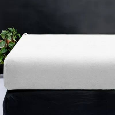 Produktbild von Sleeptime Teddy Spannbettlaken Weiß 180 x 200 cm