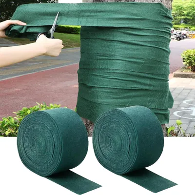 Produktbild von 2 Stück 20M Baumschutzfolie, Baumschutzband, winterfester Baumstammschutz, winterfestes Pflanzenschutzband, Frostschutzband hält Pflanzen warm und feucht.