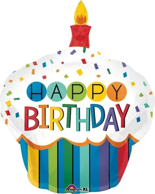 Immagine prodotto di AMSCAN 3444201 Folienballon Torta di Buon Compleanno