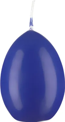 Produktbild von Kopschitz Kerzen Eierkerzen Royalblau 140 x 100 mm, Inhalt 6 Stück