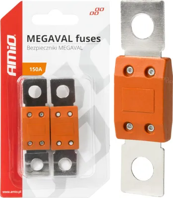 Produktbild von KFZ-Sicherungen 150A MEGAVAL MTA, 2 Stück AMIO-03465 Fahrzeugschutz