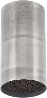 Imagen del producto de Silenciador intermedio con catalizador, de 35 x 50 mm, fabricado en acero inoxidable, para motocicletas