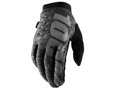 Produktbild von 100% SPEEDLAB Langfinger-Fahrradhandschuhe - BRISKER - Grau M