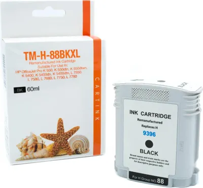 Produktbild von black Tinte 4.1-C9396XL kompatibel mit HP C9396AE [ 88XL ]