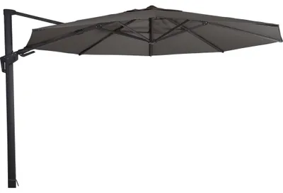Produktbild von Lesli Living - Sonnenschirm zum Aufklappen VirgoFlex - Anthrazit - Ø350cm