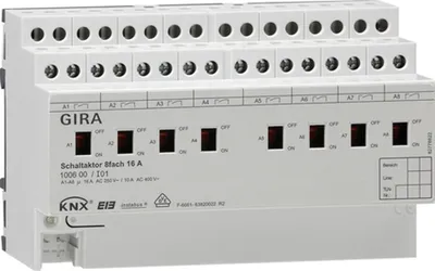 Immagine prodotto di Attuatore di commutazione Gira 8gang 100600