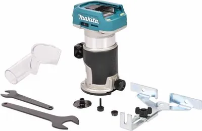 Produktbild von Makita DRT50ZX4 Akku-Oberfräse 1/4" 3/8" Solo 18V Li-Ion ohne Akku/Ladegerät