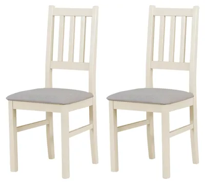 Productafbeelding van ESSZIMMERSTUHL - Set van 2 stoelen, model Bos, kleur 4 (kasjmier), afmetingen 85