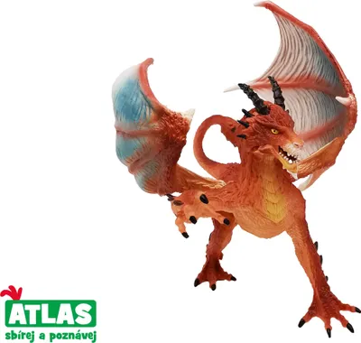 Produktbild von Figur Drache rot 22 cm