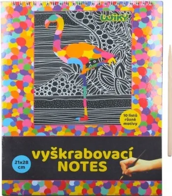 Obrázek produktu pro Vyškrabovací notes 14x20cm / 10 listů