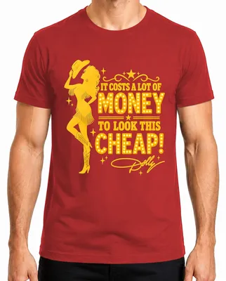 Zdjęcie produktu dla Kosztowna koszulka męska "Dolly Nashville Diva", kolor czerwony, rozmiar 3XL