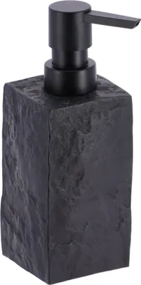 Produktbild von TENDANCE | Seifenspender - Pumpspender - Spenderflasche - 260 ml - schwarz - aus Polyresin - Lotionspender - Badezimmer