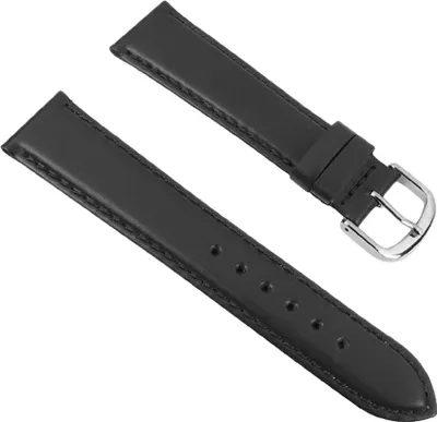 Produktbild von Minott Ersatzband Uhrenarmband Leder Büffelkalb schwarz 22mm