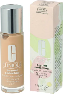 Immagine prodotto di Clinique Beyond Perfecting Foundation + Concealer (01 Linen) 30 ml