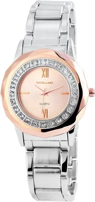 Produktbild von Excellanc Damenuhr mit Metallarmband