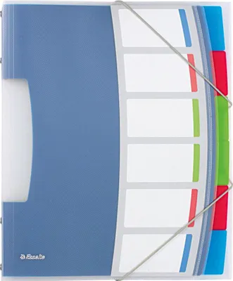 Produktbild von Esselte 624029, Blau, Mehrfarbig, Polyvinylchlorid (PVC), A4, 266 mm, 20 mm, 320 mm