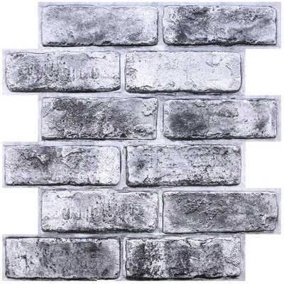 Obrázok produktu pre Vodotesné PVC obkladové panely, 30 x 30 cm, samolepiace, v kamennom vzhľade, pre interiérový dizajn obývacích izieb a spální