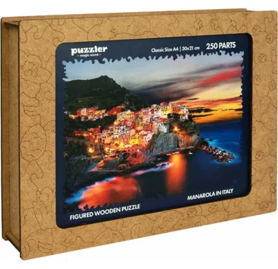 Produktbild von PUZZLER Holzpuzzle Manarola in Italien 250 Teile