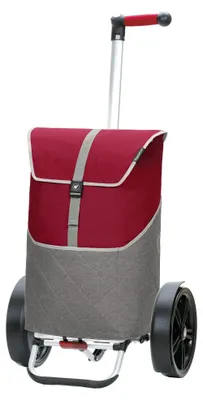 Produktbild von Andersen SHOPPER MANUFAKTUR Einkaufstrolley Tura Shopper Lasse Red rot 127cm