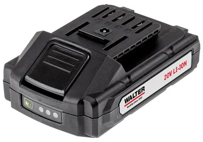 Produktbild von WALTER Li-Ion Akku 20 V 2000 mAh - Langanhaltende Leistung für WALTER Gartenwerkzeuge Handrasenmäher 20 V 630021 und den WALTER Li-Ion Akku Multitrimmer/Mäher 630023